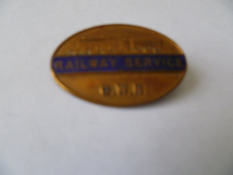homefront lapel badge for railway ww2 m/m and # GWR