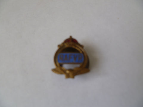 homefront lapel badge RAFVR  ww2