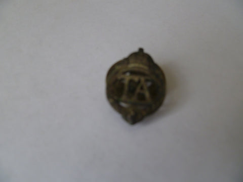 home front territorial army lapel badge #432286