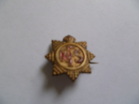 homefront badge lapen pin back badge brass colour  NFS