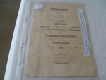 german ww2 certificate for black wound badge 1943