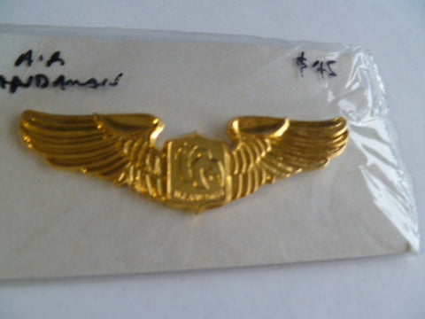 air andaman gold coloured wing broach back scarce