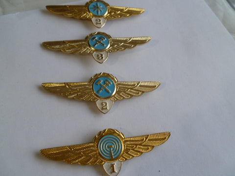 old russian aeroflot 4 diff wings ex cond