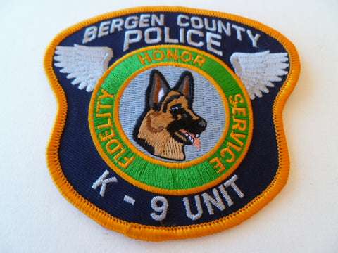 bergen county police K9 unit