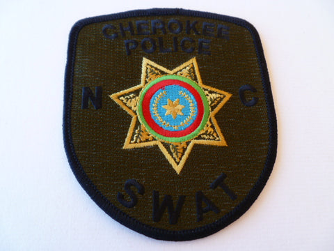 nth carolina cherokee police swat