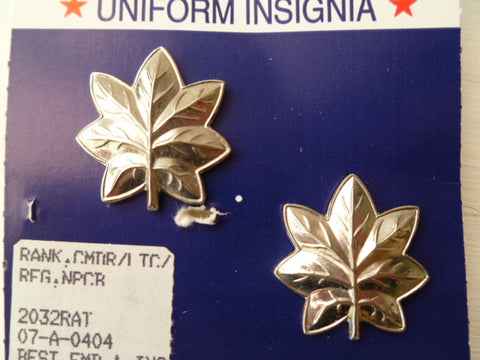 USA USN officers rank badge slt lt com pr silver