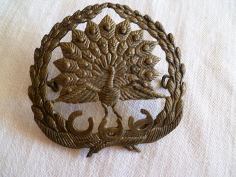 BURMA army  badge local made silver plated