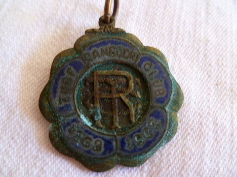 BURMA  rangoon turf club 1963/4 #  badge ?