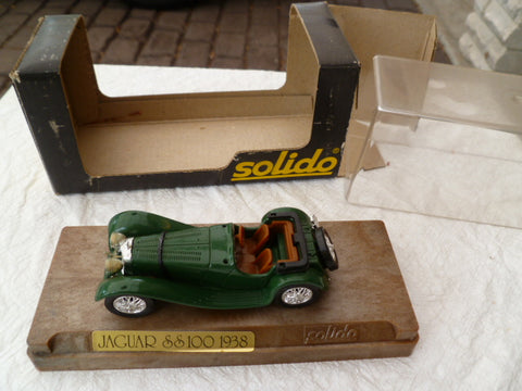 SOLIDO aged'or  boxed 4002  jaguar ss 100 1938