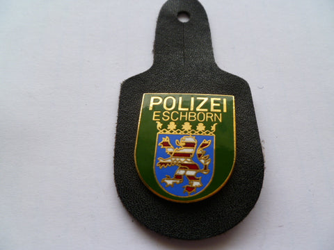 GERMANY eschborn police breast badge on hanger