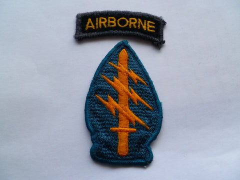 US ARMY special forces patch w/airborne tab local made
