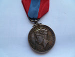 BRITAIN  medal ISM geo 6th n/t eliz wakefield
