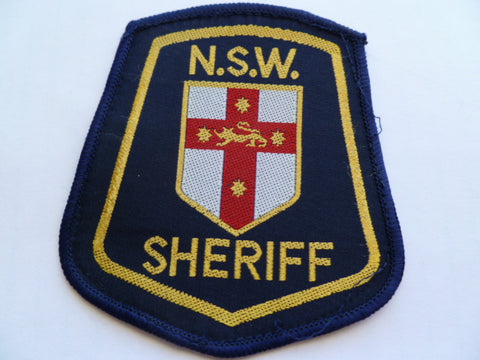 AUSTRALIA nsw sheriff patch