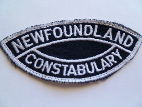 NEWFOUNDLAND constabulary shoulder patch