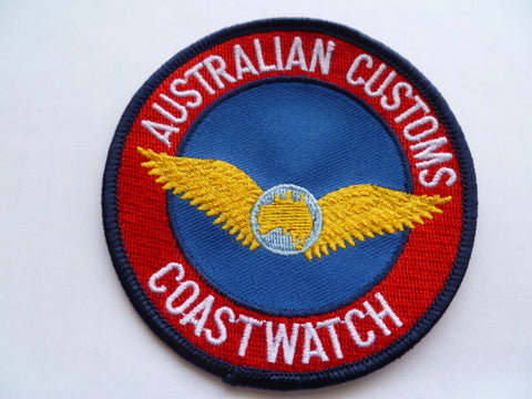 AUSTRALIA customs patch coast watch