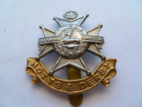 notts and derby regt cap badge