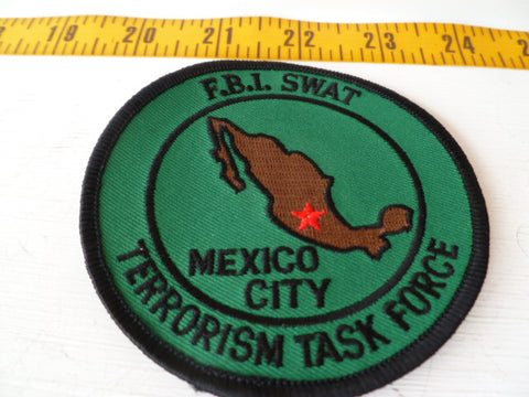 FBI SWAT mexico city terrorism patch