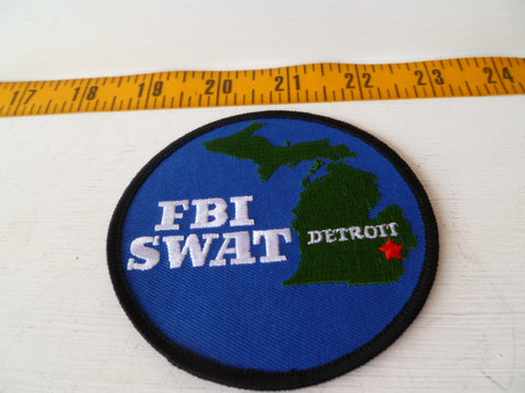 FBI SWAT detroit patch coloured