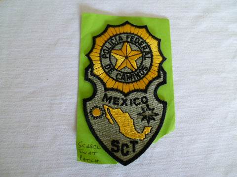 MEXICO swat team patch scarce older