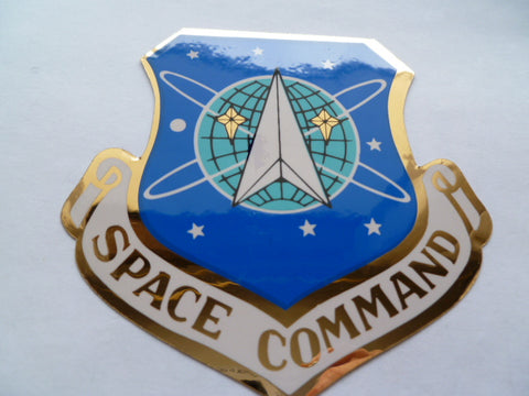 SPACE patch usa space command peel n stick window sticker