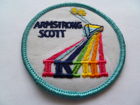 SPACE patch usa armstrong scott 2 3/4 inch