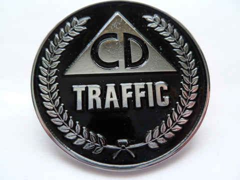 NZ CD traffic badge 2 c/bs on back