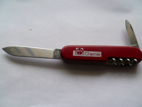 SWISS  army knife exc but used commercial /adverts knife
