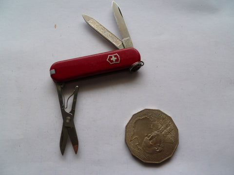 SWISS  army knife exc but used commercial /adverts knife