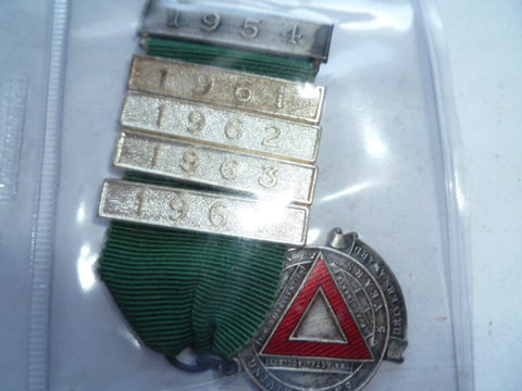 brit 5 year safe driving medal 4 extra bars