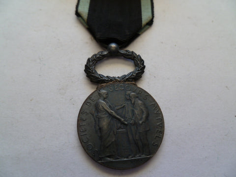france mutual help society  medal 1895