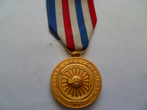 france railway medal named to robert barrilion 1944