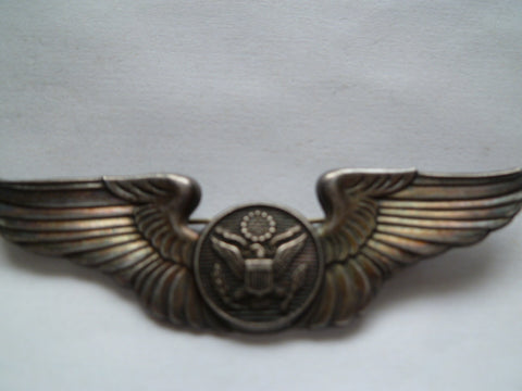 usa ww2 AAC full size wing aircrew marked sterling pinback