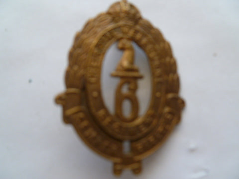 aust army 30-42 6th royal melbourne regt   cap badge