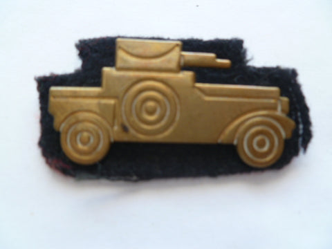 ww2++ sleeve badge armoured car w/backing cloth