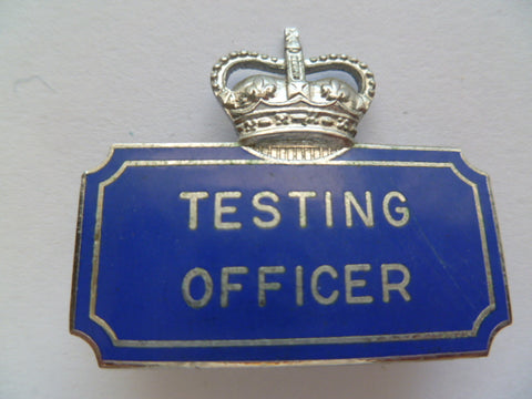 australia NSW police testing officer badge