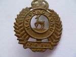 NZ 13th otago cap badge 1 lug