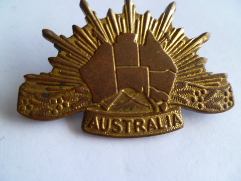 aust rising sun badge surplus store made in 70s
