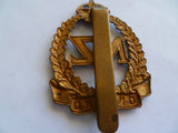 NZ ww2 army cap badge brit made with slider onward