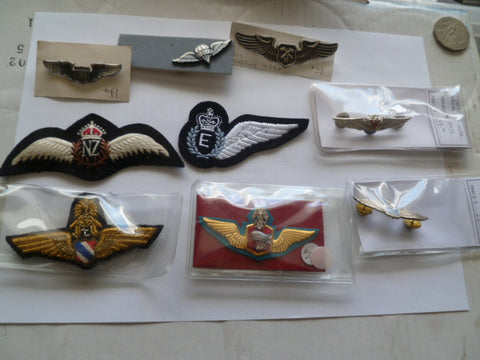 mixed world air force wings etc