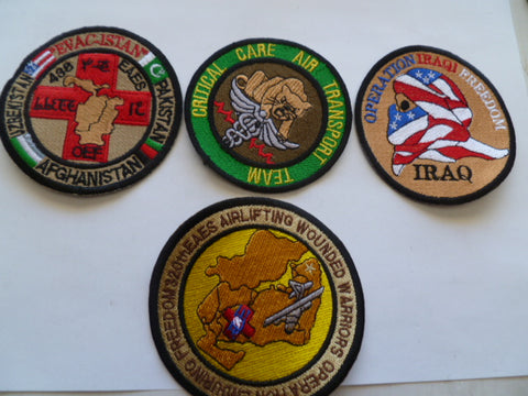 aust/usa iraq afghanistan medic type patches