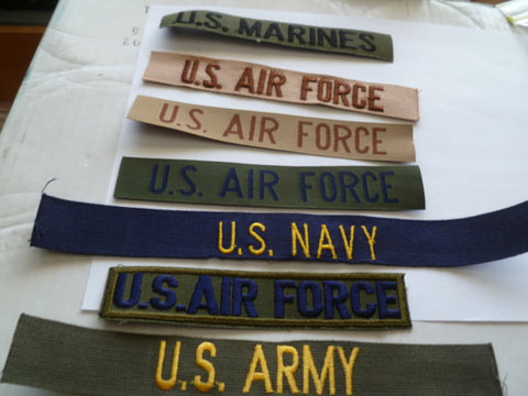 usa armed forces tabs for uniform