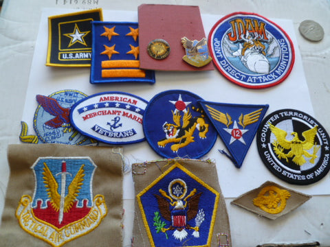 usa mixed lot patches all periods nice lot