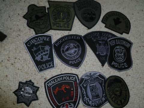 usa police swat etc all new cond all specialist patches