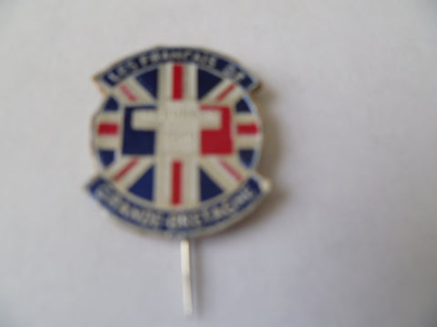 homefront france gb cardboard type badge 1940