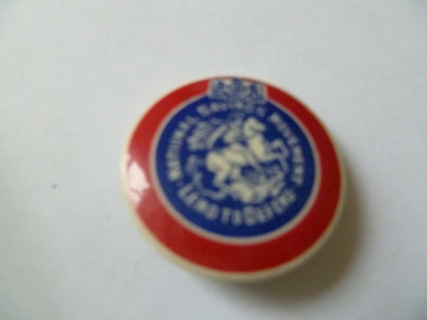 homefront  national savings button badge scarce 31mm high