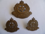 australia 30-42 army adelaide rifles great set cap and collars
