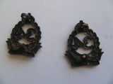 australia army 30-42 illawarra regt pair collars ex cond & matched