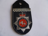 brit law enforcement breast badge rare named u.k.a.e.a obsolete