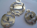 brit army armoured corp anodised set cap and collars m/m
