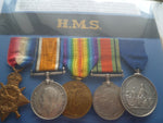 ww1 trio 14/15,defence and scarce marine service medal